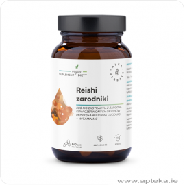 Reishi 800mg + witamina C - 60 kapsułek