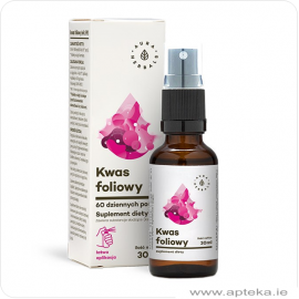 Witamina B9 Kwas foliowy 200µg - 30ml spray