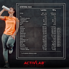 Activlab Sport - Isoactive Isotonic drink - 630g orange