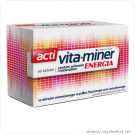 Acti Vita-miner Energia - 60 drazetek