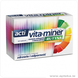 Acti Vita-miner + Rutyna - 60 tabletek