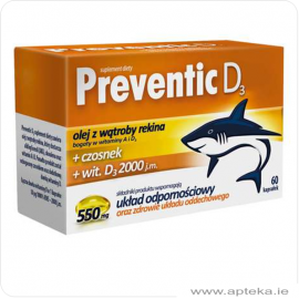 Preventic D3 - 60 kapsulek miekkich