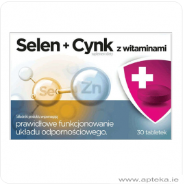 Selen+Cynk z witaminami - 30 tabletek