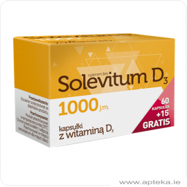 Solevitum D3 1000 - 60+15 kapsulek