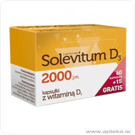 Solevitum D3 2000 - 60+15 kapsulek