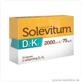 Solevitum D3+K2 - 30 tabletek (2000jm+75µg)