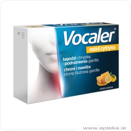 Vocaler miod i cytryna - 12 pastylek do ssania ..