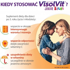 Visolvit Junior żelki - 50szt. (3+)