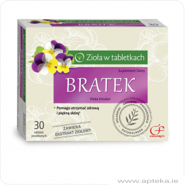 Zioła w tabletkach - Bratek - 30 tabletek