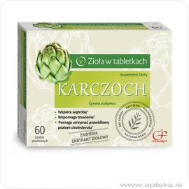 Zioła w tabletkach - Karczoch - 30 tabletek