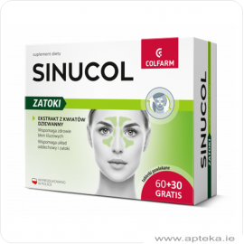 Sinucol ZATOKI - 60+30 tabletek