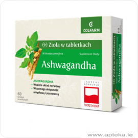 Zioła w tabletkach - Ashwagandha - 60 tabletek