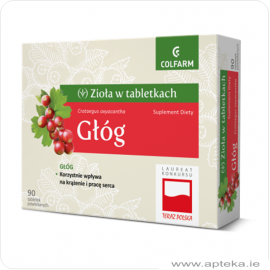 Zioła w tabletkach - Głóg - 90 tabletek