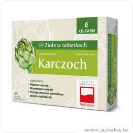 Zioła w tabletkach - Karczoch - 60 tabletek