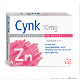 Cynk 10mg Colfarm - 30 tabletek