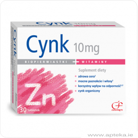 Max Cynk 10mg Colfarm - 30 tabletek