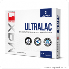 Max Ultralac, probiotyk - 10 kapsulek