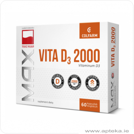 Max Vita D3 2000 - 60 kapsułek