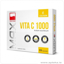 Max Vita C 1000mg box - 15 kapsulek