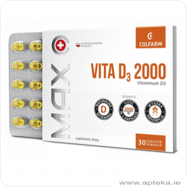 Max Vita D3 2000, slimpack - 30 kapsulek