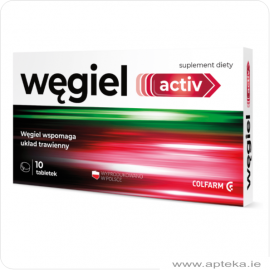 Węgiel activ - 10 tabletek