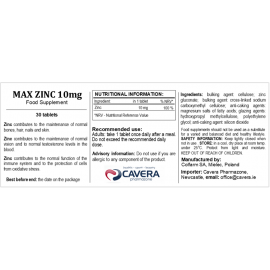 Max Cynk 10mg Colfarm - 30 tabletek