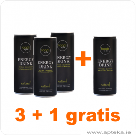 Natural Energy drink 250ml - 3+1 gratis