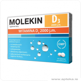 Molekin D3 2000 - 60 tabletek