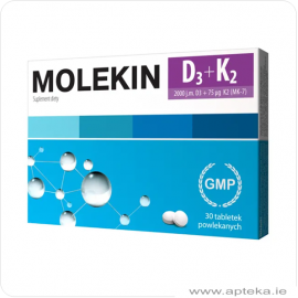 Molekin D3+K2 - 30 tabletek
