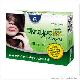 Skrzypolen z biotyną - 48 kapsułek