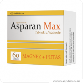 Asparan Max Mg+K - 60 tabletek