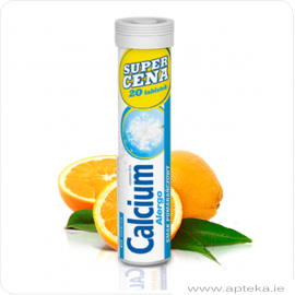 Calcium Alergo - 20 tabletek sm. pomarańczowy