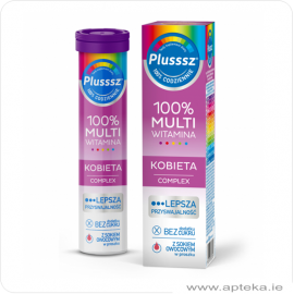 Plusssz 100% - Multiwitamina + Kobieta - 20 tab.mus.