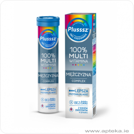 Plusssz 100% - Multiwitamina + Mezczyzna - 20 tab.mus.