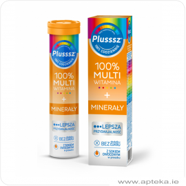 Plusssz 100% Multivitamina +  Minerały - 20 tab. mus.