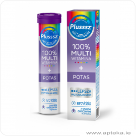 Plusssz 100% - Multiwitamina + Potas - 20 tab.mus.