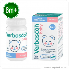 Verbascon baby - 20 kapsulek twist-off (6m+)