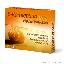 Betakaroten Sun Forte - 30 tabletek
