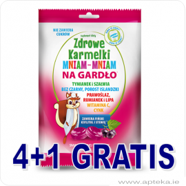 Zdrowe karmelki - Na gardło  40g - 4+1 Gratis!