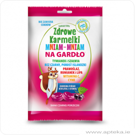 Zdrowe karmelki - Na gardło - display 10x40g