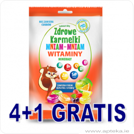 Zdrowe karmelki - Witaminy i minerały  40g - 4+1 Gratis!