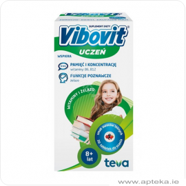 Vibovit Uczeń witaminy + żelazo (8+) - 30 tab.do ssania