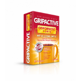 Gripactive Odporność Forte (C,D,Zn) - 6 saszetek