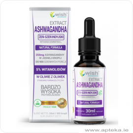 Ashwagandha, extract 5% - 30ml (900 kropli)