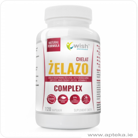 Żelazo Chelat Complex - 120 kapsulek Vege