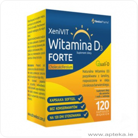 XeniVIT Witamina D3 FORTE - 120 softgels